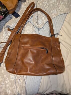 Classic Brown Women's Shoulder Bag